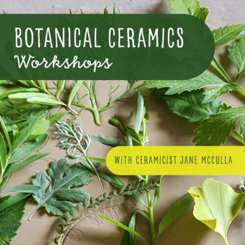 Botanical ceramic workshops